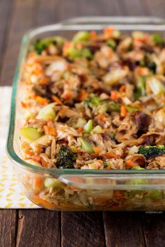 Teriyaki Chicken and Rice Casserole