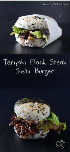 Teriyaki Steak Sushi Burger