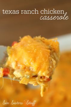 Texas Ranch Chicken Casserole