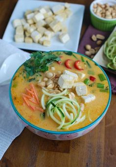 Thai Coconut Zoodle Soup