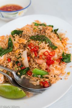 Thai Fried Rice Recipe with Shrimp (Khao Pad Goong ข้าวผัดกุ้ง