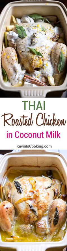 Thai Roast Chicken in Coconut Milk