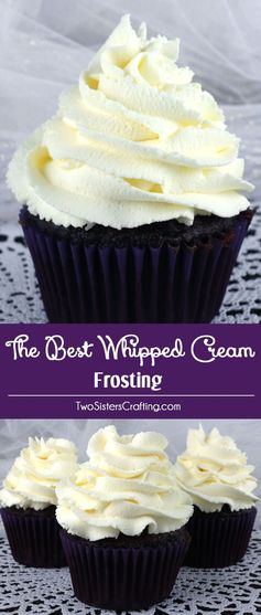 The Best Whipped Cream Frosting