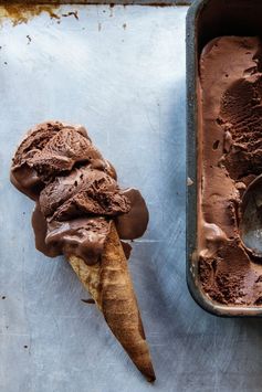 The Darkest Chocolate Ice Cream