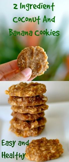 The Healthiest And Easiest 2 Ingredient Cookies You Will Ever Make