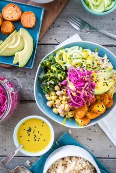 The Macro Bowl with Turmeric-Tahini Dressing