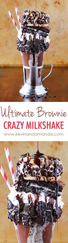 The Ultimate Brownie Crazy Milkshake