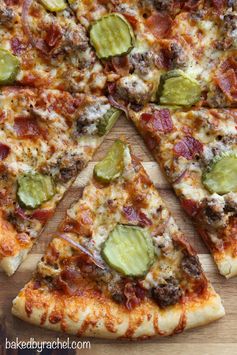 Thin Crust Bacon Cheeseburger Pizza