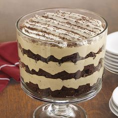 Tiramisu Brownie Trifle