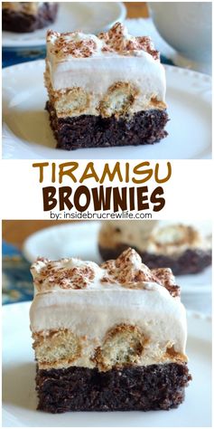 Tiramisu Brownies