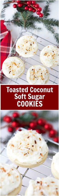 Toasted Coconut Soft Sugar Cookies