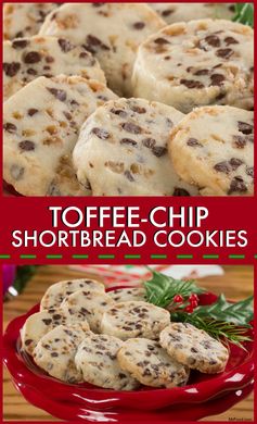 Toffee-Chip Shortbread Coookies