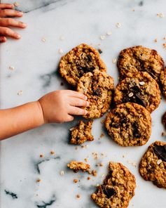 Toffee Oatmeal Chocolate Chunk Cookies