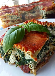 Tofu-Spinach Lasagne