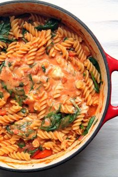 Tomato & mascarpone one pot pasta