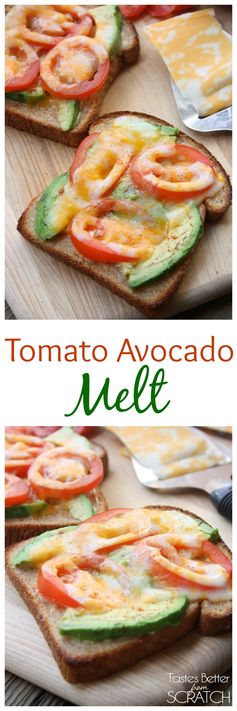 Tomato, Avocado Melt