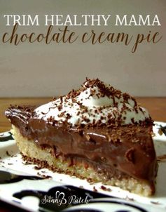 Trim Healthy Mama No Bake Chocolate Cream Pie