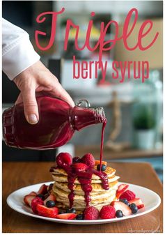 Triple Berry Syrup (Sugar or Sugar-Free!