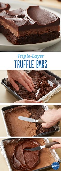 Triple-Layer Truffle Bars