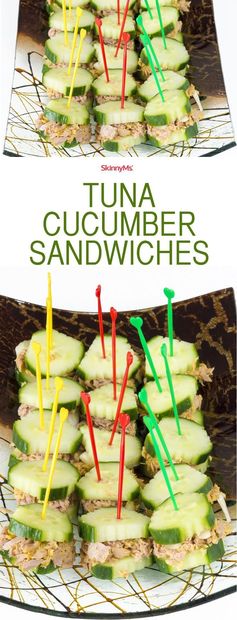 Tuna Cucumber Sandwiches