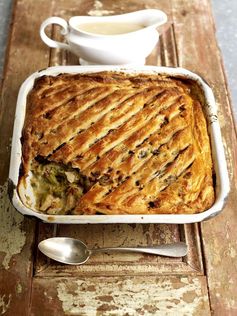 Turkey and sweet leek pie