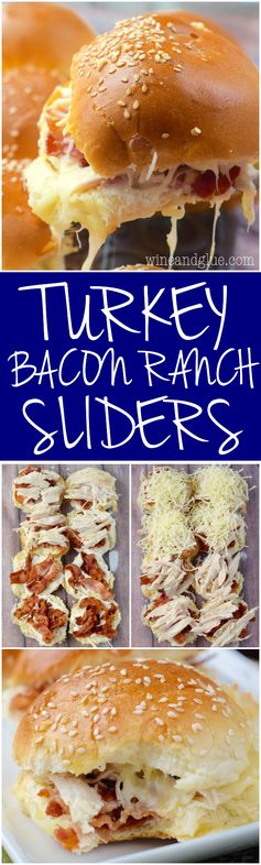 Turkey Bacon Ranch Sliders