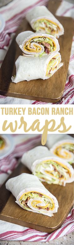 Turkey Bacon Ranch Wraps
