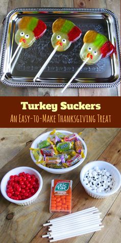 Turkey Suckers – A Cute Thanksgiving Dessert