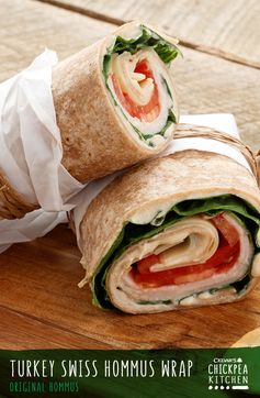 Turkey Swiss Hommus Wrap