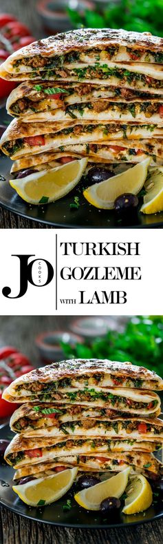 Turkish Gozleme with Minced Lamb