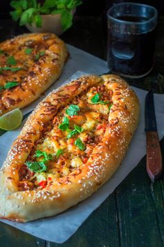 Turkish Lamb Pide