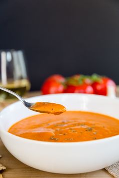 Tuscan Tomato Bisque in the Vitamix