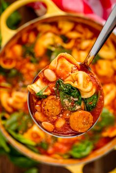 Tuscan Tortellini Soup