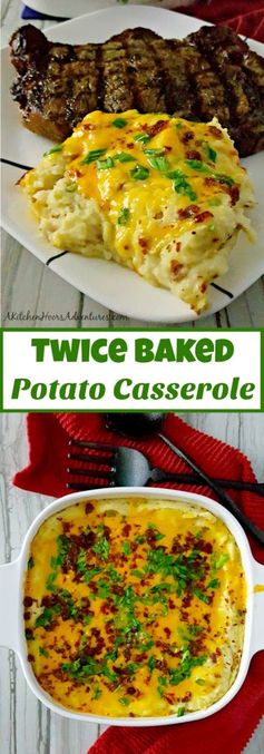 Twice Baked Potato Casserole #SundaySupper