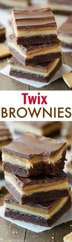 Twix Brownies