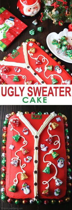 Ugly Sweater Cake