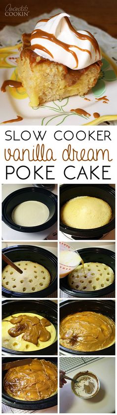 Vanilla Dream Crock Pot Cake