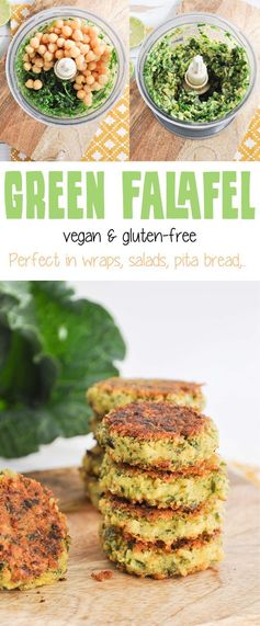 Vegan & gluten-free Green Falafel