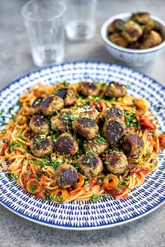 Vegan Aubergine 'Meatballs'