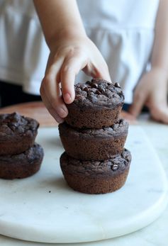 Vegan Banana Chocolate Muffins