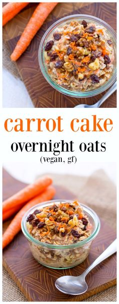 Vegan Carrot Cake Overnight Oats