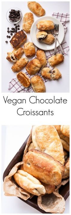 Vegan Chocolate Croissants