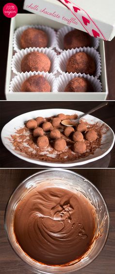 Vegan chocolate truffles – two ways