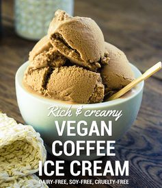 Vegan coffee ice cream