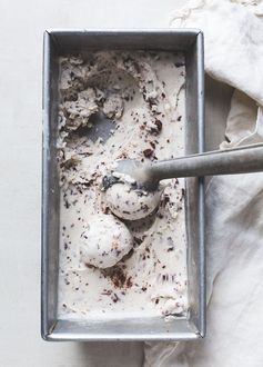 Vegan Dark Chocolate Chip Coconut Milk Ice Cream (with how-to video!