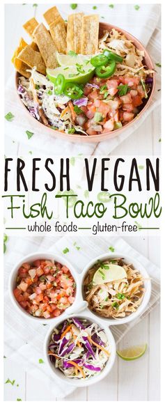 Vegan Fish Taco Bowl from Vegan Bowl Attack