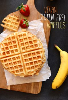 Vegan Gluten Free Oatmeal Waffles