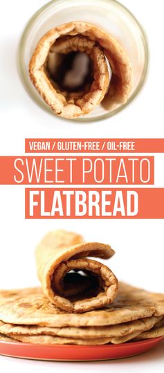 Vegan Gluten-Free Sweet Potato Flatbread