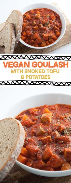 Vegan Goulash with smoked tofu & potatoes
