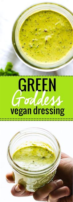 Vegan Green Goddess Dressing Recipe (Paleo Friendly